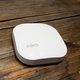 Each Eero is roughly the size of a large, squished hamburger.